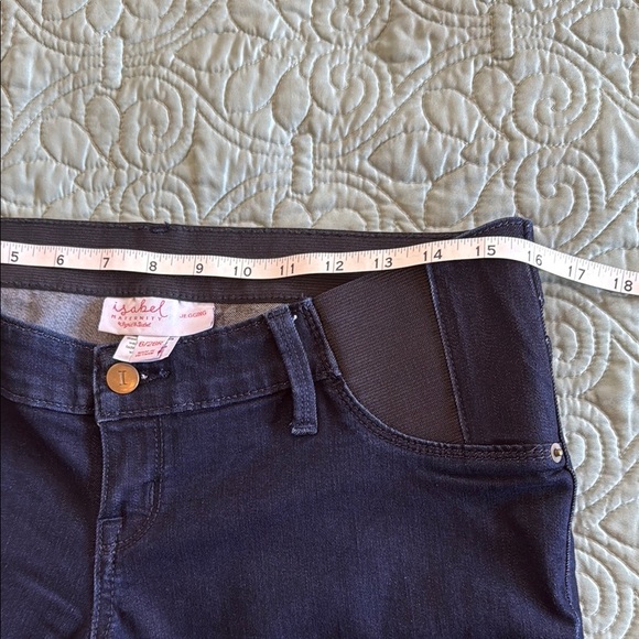 Isabel Maternity Dark Blue Skinny Jeans Size 6/28 - Picture 6 of 10